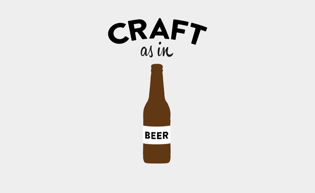 Craft as in Beer image